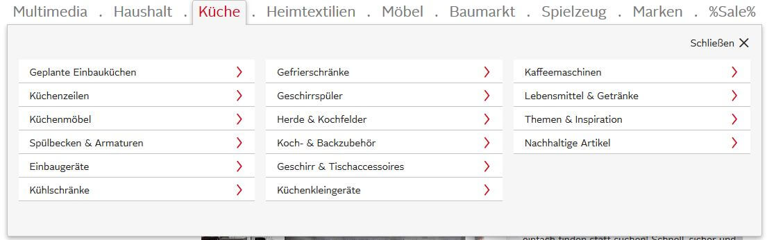 kann man bei otto eine komplette küche kaufen?